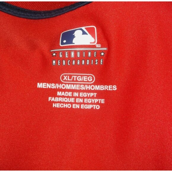 Washington Nationals Polo Shirt ~ Mens XL~ Red ~ Authentic MLB Gear ~ Baseball - Picture 2 of 6